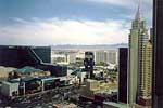 Панорамный вид Лас-Вегаса с 30-го этажа отеля Монте-Карло